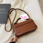 Mini sac messager - marron – Image 3
