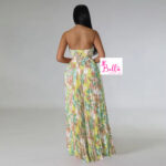 Combinaison bustier & plissée - multicolore – Image 7
