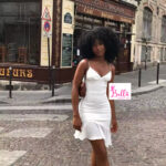 Mini Robe moulante - blanche