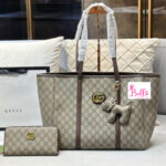 Sac Fourre-Tout Gucci - beige marron ( 35*30*14 cm) – Image 4