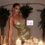 Robe de soirée métallique - dorée – Image 3