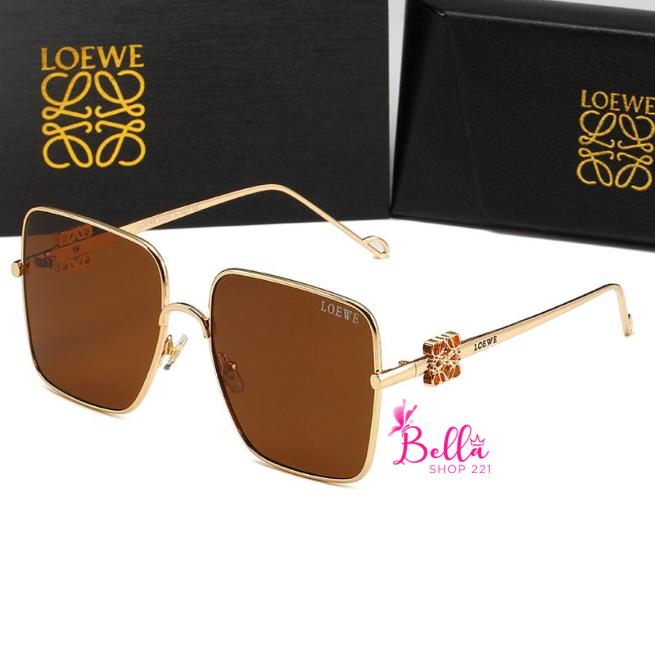 52C99516-2E90-4CE7-A16E-0A18B8B596F3 Lunette de soleil - Loewe (+ boîte + étui) – Image 1