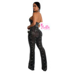 Combinaison avec strass - noire – Image 3