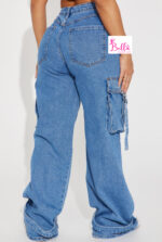 Pantalon en jean cargo – Image 8