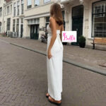 Ensemble jupe avec top dos nu - blanc – Image 4