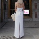 Ensemble jupe avec top dos nu - blanc – Image 3