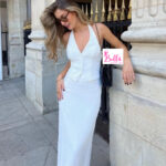 Ensemble jupe avec top dos nu - blanc – Image 5