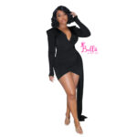 Mini Robe de soirée - noire – Image 4