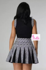 Mini Robe bicolore - noir blanc – Image 4