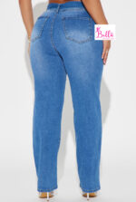 Pantalon en jean avec ceinture – Image 3