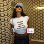 T-shirt Crop top - blanc – Image 3