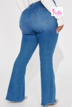 Pantalon en jean bas large – Image 4