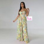 Combinaison bustier & plissée - multicolore – Image 4