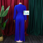 Combinaison plissée - bleue – Image 3