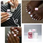 Pack de Faux ongles - 20 ongles mains + 12 ongles pieds + 1 colle à ongles