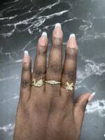 Bagues dorées - 3 pièces – Image 2