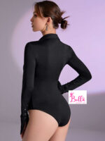 Bodysuit longues manches - noir – Image 3