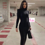 Robe moulante - noir – Image 2