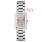 Montre Scottie - rose et bande argentée (+ boîte + sac + ajusteur de bande) – Image 2