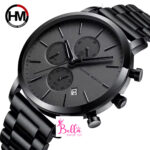 Montre Hannah Martin homme - noir (+ boîte) – Image 2