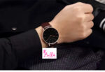 Montre Hannah Martin unisexe - cuir marron (+ boîte) – Image 2