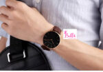 Montre Hannah Martin unisexe - cuir marron (+ boîte) – Image 3