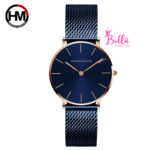 Montre Hannah Martin unisexe - bleu (+ boîte)