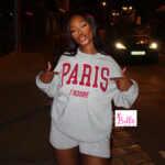 Ensemble short et hoodie - gris