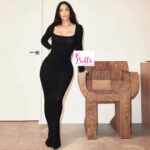 Robe moulante - noir