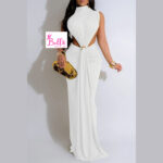 Robe moulante cut out - blanche – Image 2