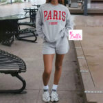 Ensemble short et hoodie - gris – Image 3