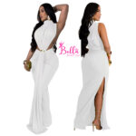 Robe moulante cut out - blanche – Image 3