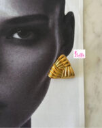Boucles d’oreilles - triangle (acier inoxydable) – Image 5