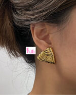 Boucles d’oreilles - triangle (acier inoxydable)