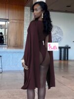 Bodysuit  - rouge Bordeaux – Image 2