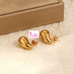 Boucles d’oreilles - gouttes petit modèle (acier inoxydable 18K) – Image 2