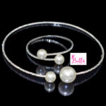 Ensemble de bijoux - collier et bracelet argenté
