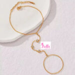 Chaîne main avec bague - doré – Image 4