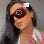 Lunette de soleil - marron cheetah – Image 2