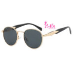 Lunette de soleil - noire rond – Image 3