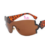 Lunette de soleil - marron cheetah – Image 3