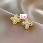 Ensemble de bijoux - collier, boucles d’oreilles et bague ( chaîne en acier inoxydable et fleur en cuivre ) – Image 3