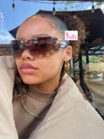 Lunette de soleil - marron – Image 3