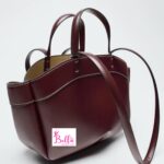 Sac Fourre-Tout Z*ra + pochette - rouge bordeaux – Image 4