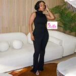 Ensemble pantalon et haut - noir – Image 4