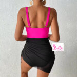 Maillot de bain 1 pièce - rose noir – Image 4
