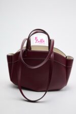 Sac Fourre-Tout Z*ra + pochette - rouge bordeaux