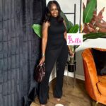 Ensemble pantalon et haut - noir – Image 2