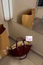Sac Fourre-Tout Z*ra + pochette - rouge bordeaux – Image 6