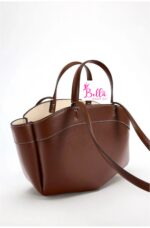 Sac Fourre-Tout Z*ra + pochette - marron – Image 4